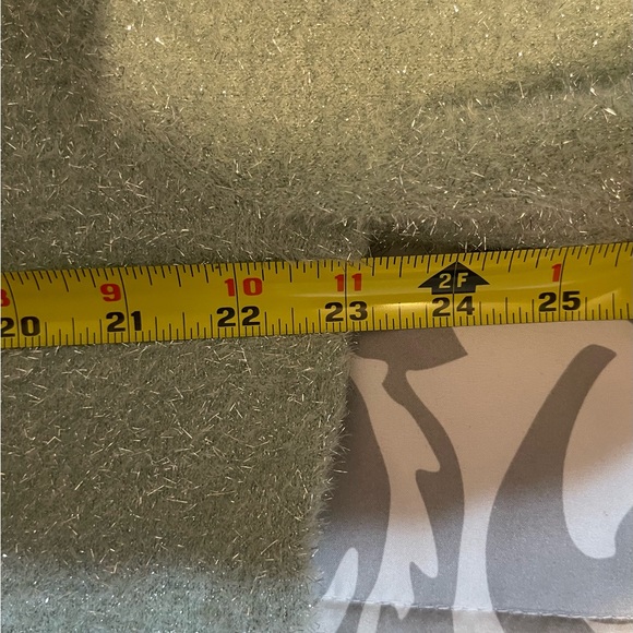 Old Navy Seafoam Green Sparkle Sweater L - Picture 3 of 3